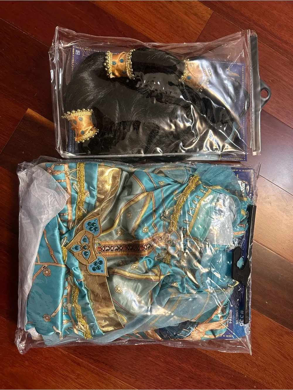 Disney Jasmine Costume Set - Teal, Gold & Black